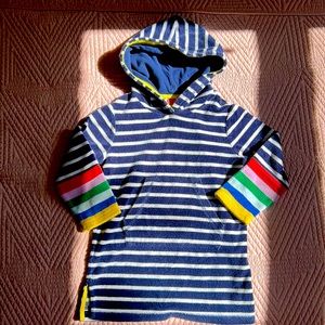 Mini Boden beach towel hooded sweatshirt